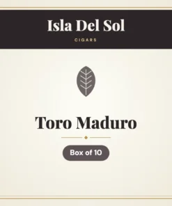 Isla Del Sol Toro Maduro Cigars – Box of 10
