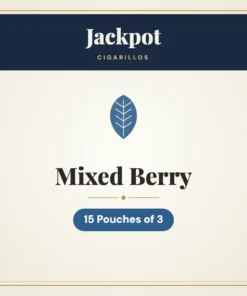 Jackpot Mixed Berry Cigarillos – 15 Pouches of 3
