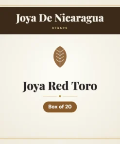 Joya De Nicaragua Joya Red Toro Cigars – Box of 20