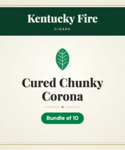 Kentucky Fire Cured Chunky Corona Cigars – Bundle of 10