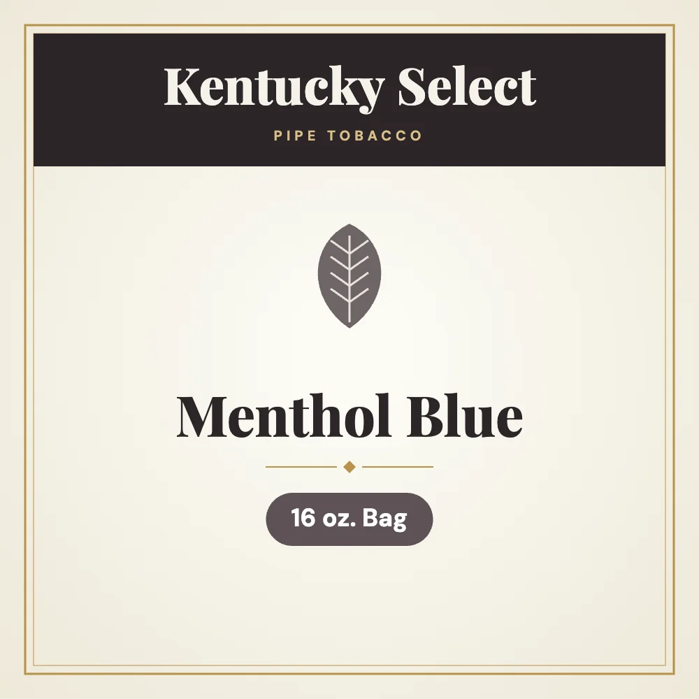 Kentucky Select Menthol Blue Pipe Tobacco 16 oz. Bag 1 Kentucky Select Menthol Blue Pipe Tobacco 16 oz. Bag