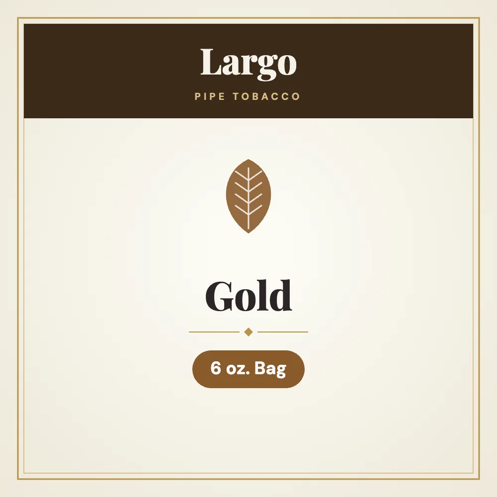 Largo Gold Pipe Tobacco 6 oz. Bag 1 Largo Gold Pipe Tobacco 6 oz. Bag