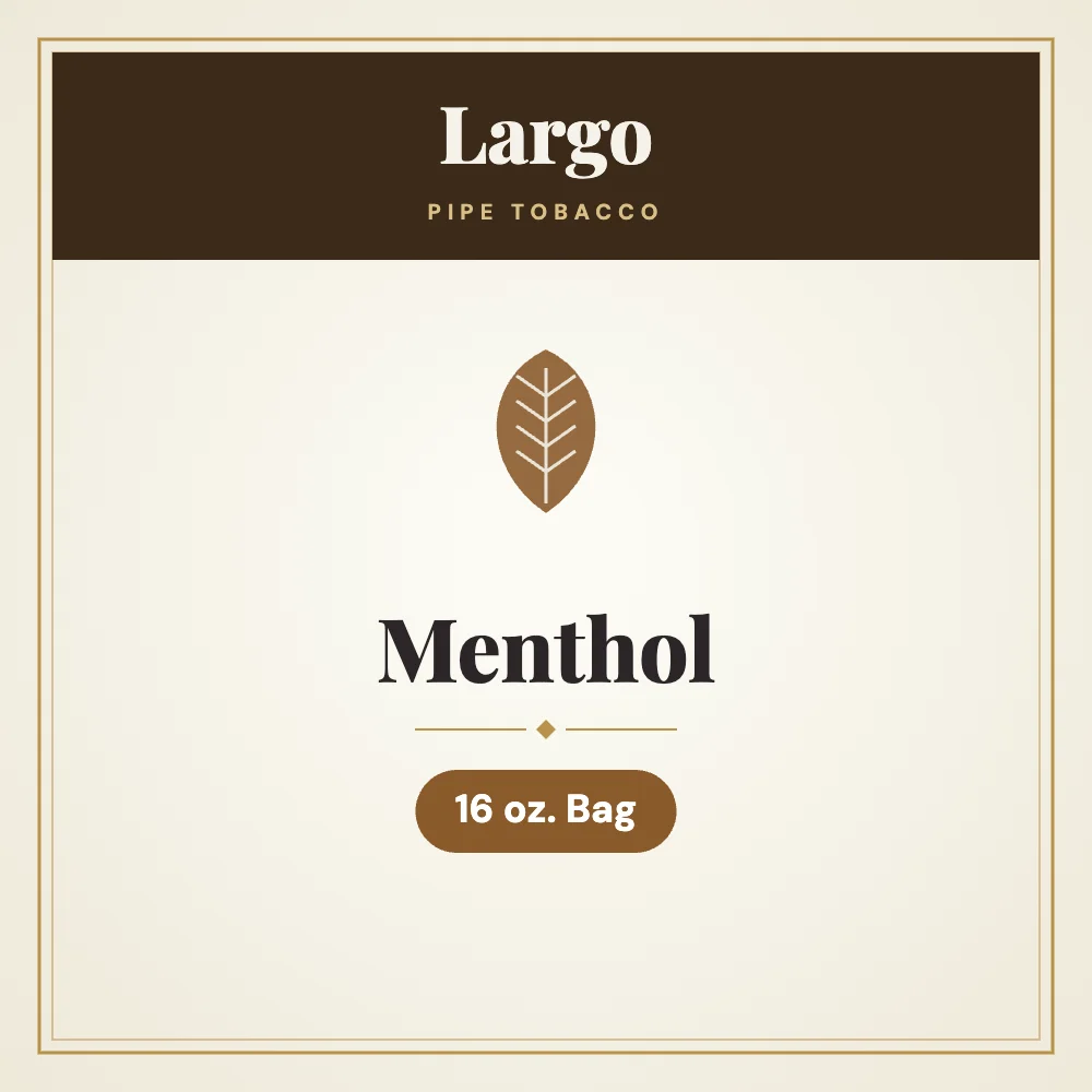 Largo Menthol Pipe Tobacco 16 oz. Bag 1 Largo Menthol Pipe Tobacco 16 oz. Bag