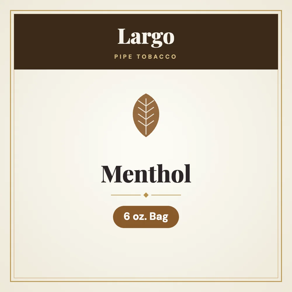 Largo Menthol Pipe Tobacco 6 oz. Bag 1 Largo Menthol Pipe Tobacco 6 oz. Bag