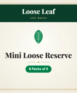 Loose Leaf Mini Loose Reserve Leaf Wraps – 8 Packs of 5