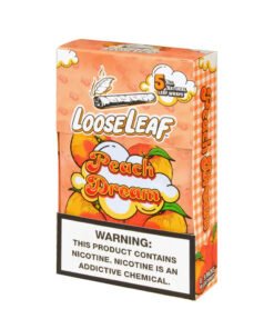 Loose Leaf Peach Dream Leaf Wraps – 8 Packs of 5
