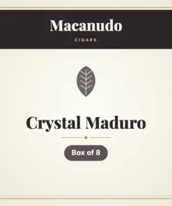 Macanudo Crystal Maduro Cigars – Box of 8