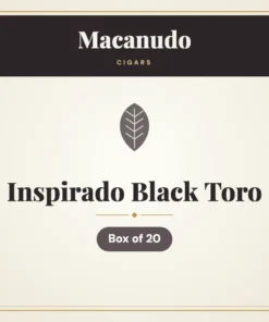 Macanudo Inspirado Black Toro Cigars – Box of 20