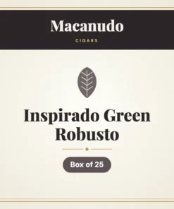 Macanudo Inspirado Green Robusto Cigars – Box of 25