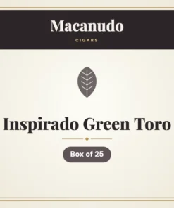 Macanudo Inspirado Green Toro Cigars – Box of 25