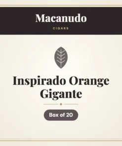 Macanudo Inspirado Orange Gigante Cigars – Box of 20