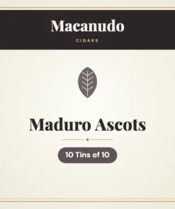 Macanudo Maduro Ascots Cigars – 10 Tins of 10