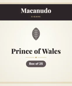 Macanudo Prince of Wales Cigars – Box of 25