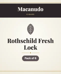 Macanudo Rothschild Fresh Lock Cigars – Pack of 6