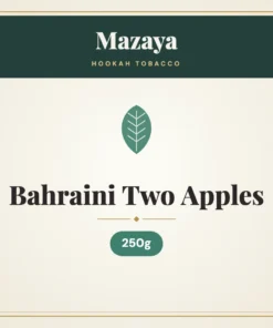 Mazaya Bahraini Two Apples Hookah Tobacco – 250g