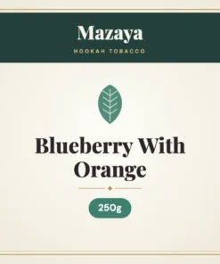 Mazaya Blueberry With Orange Hookah Tobacco – 250g