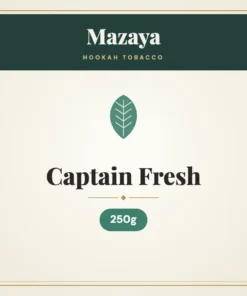 Mazaya Captain Fresh Hookah Tobacco – 250g