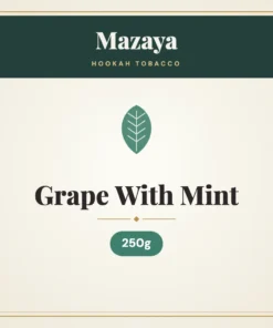Mazaya Grape With Mint Hookah Tobacco – 250g