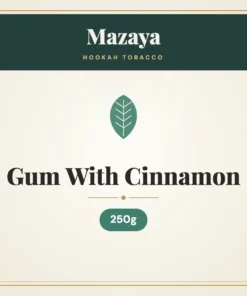 Mazaya Gum With Cinnamon Hookah Tobacco 250g