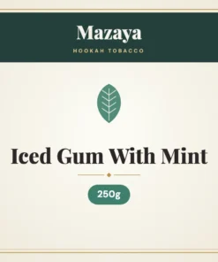 Mazaya Iced Gum With Mint Hookah Tobacco 250g