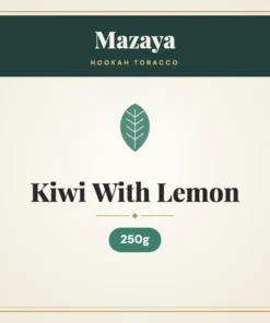Mazaya Kiwi With Lemon Hookah Tobacco – 250g