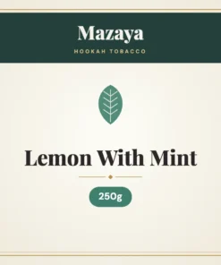 Mazaya Lemon With Mint Hookah Tobacco 250g