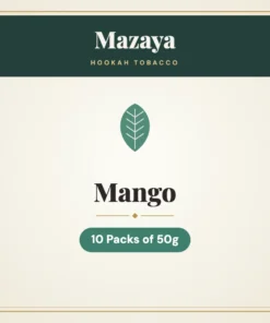 Mazaya Mango Hookah Tobacco – 10 Packs of 50g