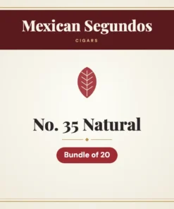 Mexican Segundos No. 35 Natural Cigars – Bundle of 20