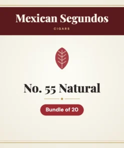 Mexican Segundos No. 55 Natural Cigars – Bundle of 20