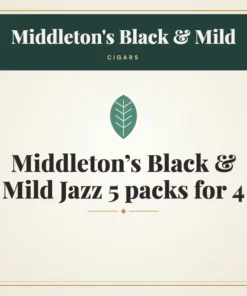 Middleton’s Black & Mild Jazz 5 packs for 4 Cigars