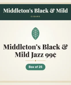 Middleton’s Black & Mild Jazz Cigars 99¢ – Box of 25