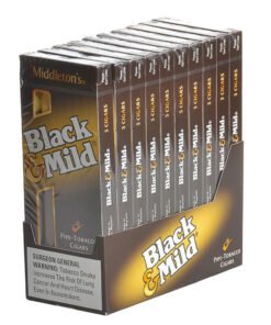 Middleton's Black & Mild Regular Cigars 10 Packs of 5
