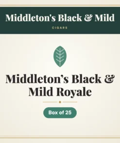 Middleton’s Black & Mild Royale Cigars – Box of 25