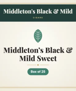 Middleton’s Black & Mild Sweet Cigars – Box of 25