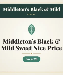 Middleton’s Black & Mild Sweet Nice Price Cigars – Box of 25