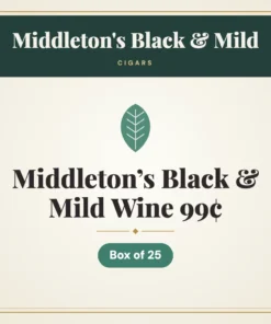 Middleton’s Black & Mild Wine Cigars 99¢ – Box of 25