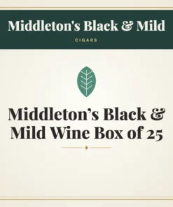 Middleton’s Black & Mild Wine Cigars Box of 25