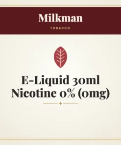 Milkman E-Liquid 30ml Nicotine 0% (0mg)