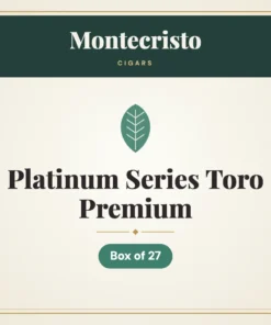 Montecristo Platinum Series Toro Premium Cigars – Box of 27