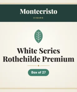 Montecristo White Series Rothchilde Premium Cigars – Box of 27