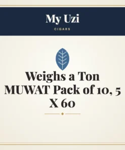My Uzi Weighs a Ton MUWAT Cigars Pack of 10, 5 X 60