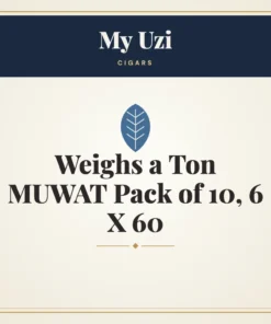 My Uzi Weighs a Ton MUWAT Cigars Pack of 10, 6 X 60