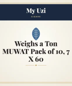 My Uzi Weighs a Ton MUWAT Cigars Pack of 10, 7 X 60