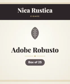 Nica Rustica Adobe Robusto Cigars – Box of 25