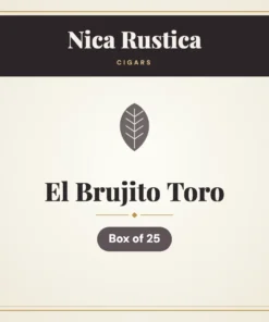 Nica Rustica El Brujito Toro Cigars – Box of 25