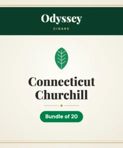 Odyssey Connecticut Churchill Cigars – Bundle of 20