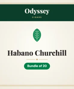 Odyssey Habano Churchill Cigars – Bundle of 20