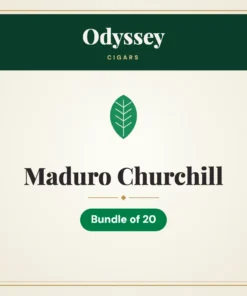 Odyssey Maduro Churchill Cigars – Bundle of 20