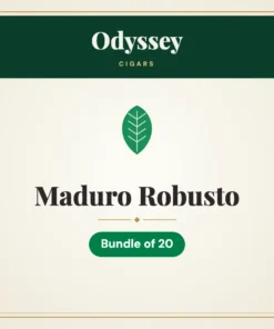 Odyssey Maduro Robusto Cigars – Bundle of 20