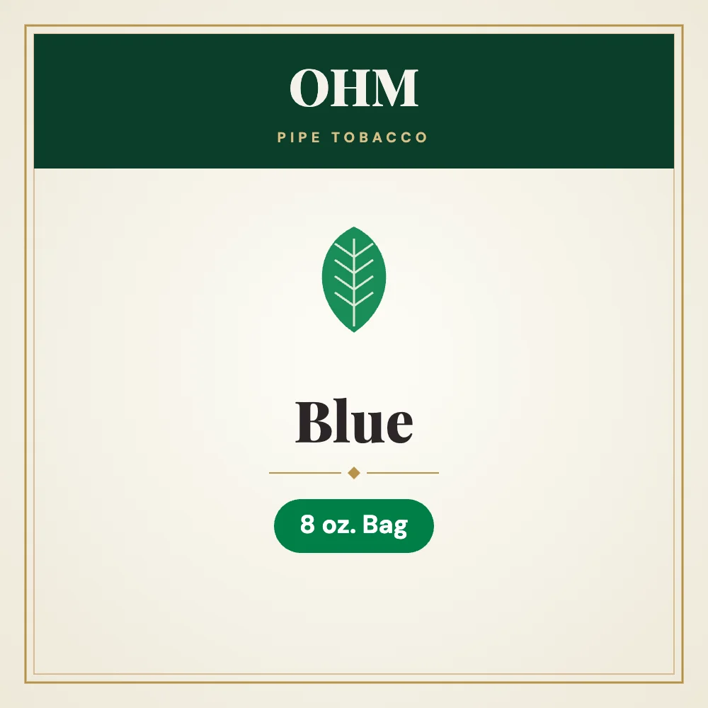OHM Blue Pipe Tobacco 8 oz. Bag 1 OHM Blue Pipe Tobacco 8 oz. Bag